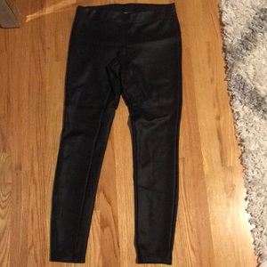 Faux leather leggings